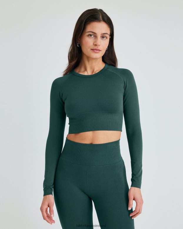 Bik Bok NW Basic seamless longsleeve Dark green Clothing 82288196