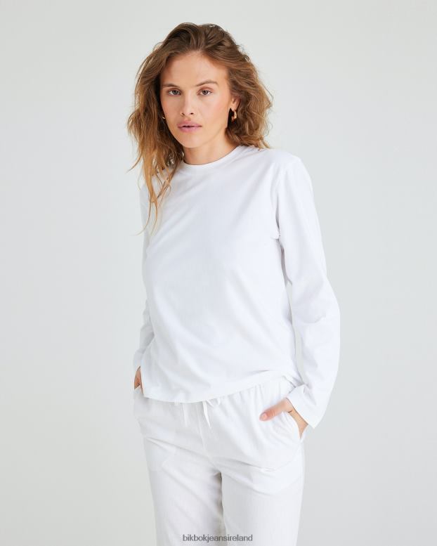 Bik Bok TL Basic Longsleeve White Clothing 82288174