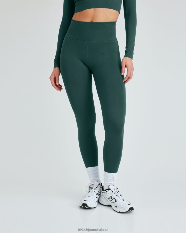 Bik Bok NW Basic seamless tights Dark green Clothing 82288424